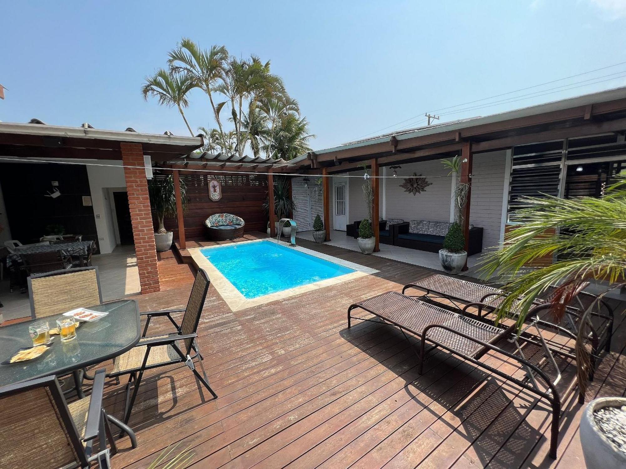 Casa Agradavel Com Piscina, A Poucos Passos Da Praia Peruíbe 外观 照片
