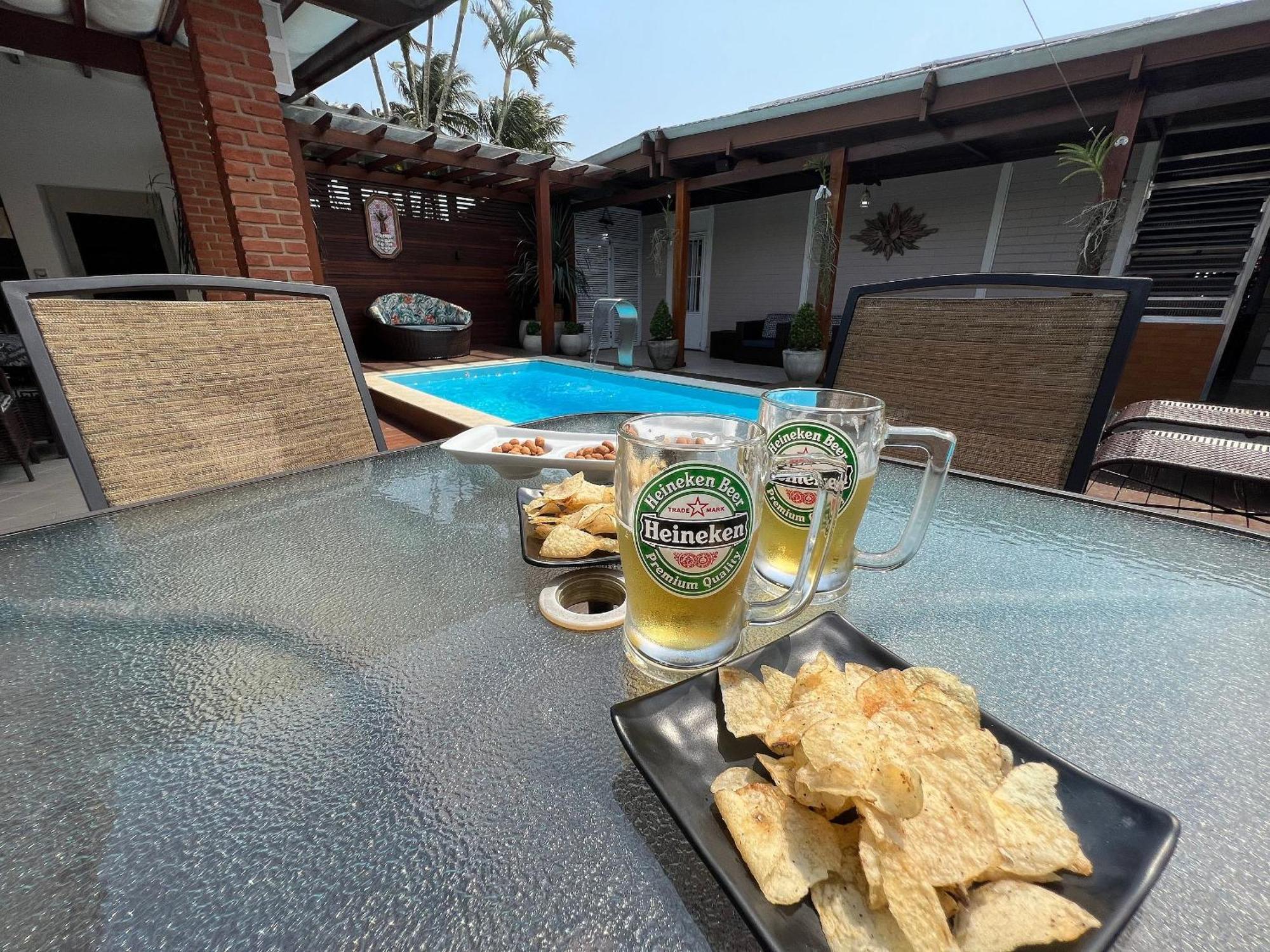 Casa Agradavel Com Piscina, A Poucos Passos Da Praia Peruíbe 外观 照片